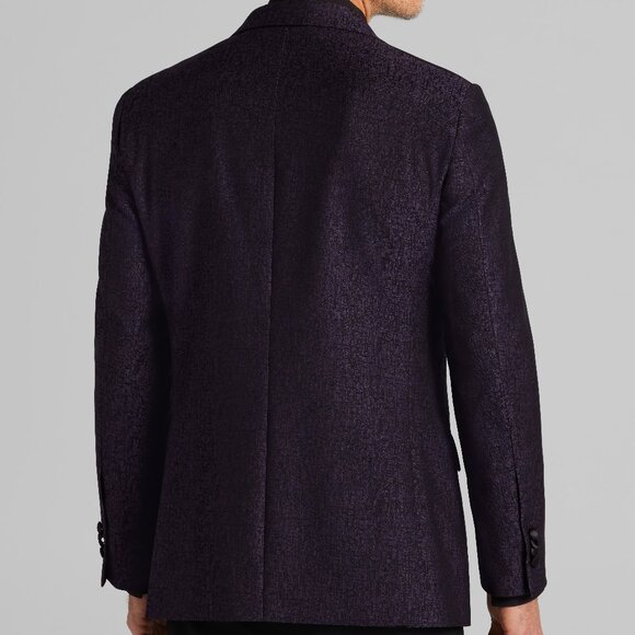 NEW Jos. A. Bank Purple Textured Dinner Tuxedo Jacket 46 Regular 46R - Picture 5 of 5